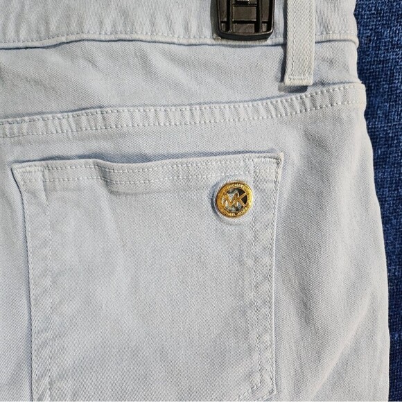 MK Skinny Crop Jeans Sky Blue Women 12 31 - Picture 5 of 9